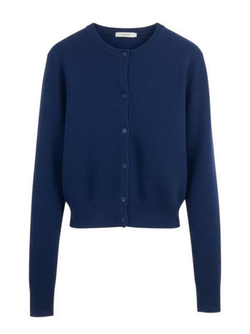 rebecchina donna in cachemire blu Solo casmir | CS103BLU